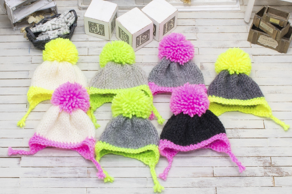 【受注制作】Neon flap Beanie