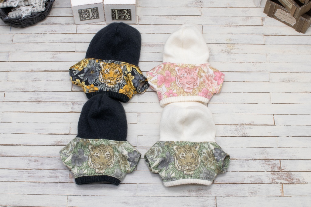 【10-12cmぬい】Tigerフードジャケットセット