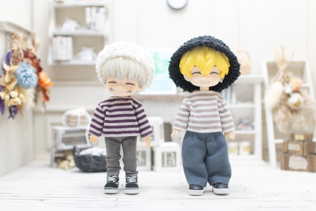 【受注制作】コットン ベレー帽&クロッシェハット