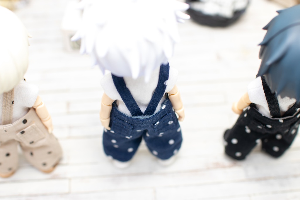 【1/12サイズドール】dotサロペットセット
