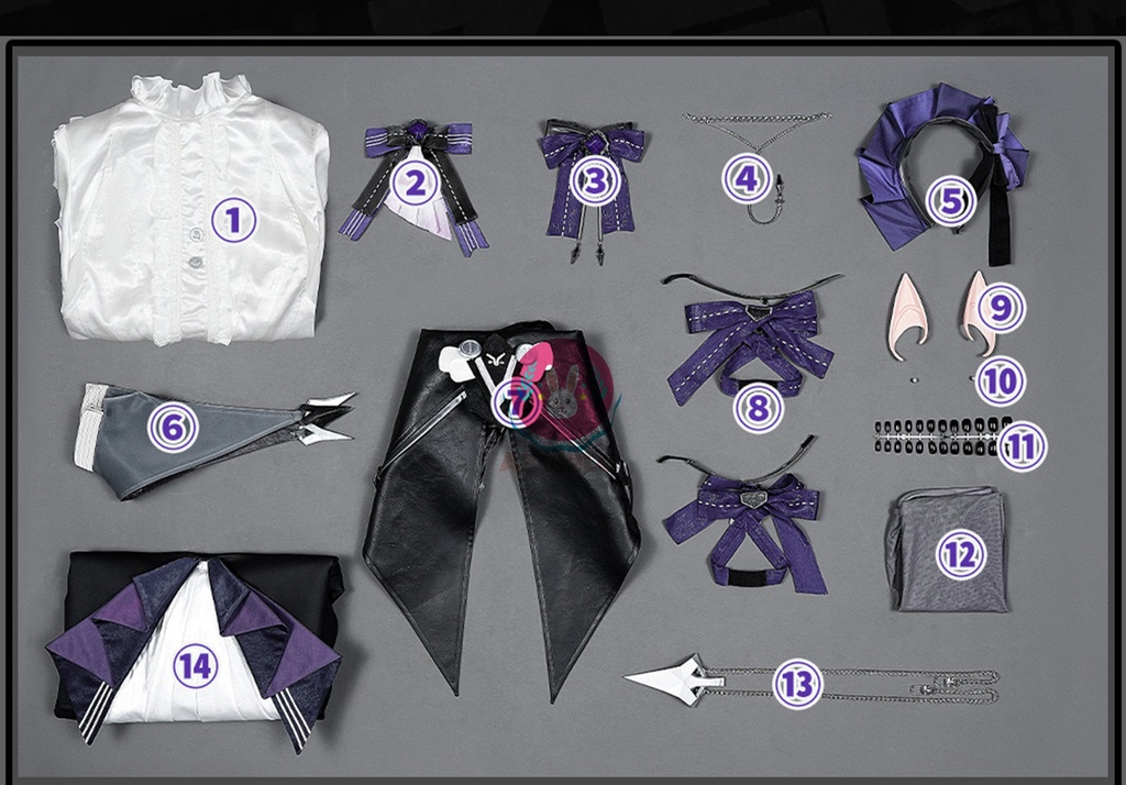 Azuiblc 予約販売 コスプレ衣装 ゼンゼロ ビビアン 靴飾り付き