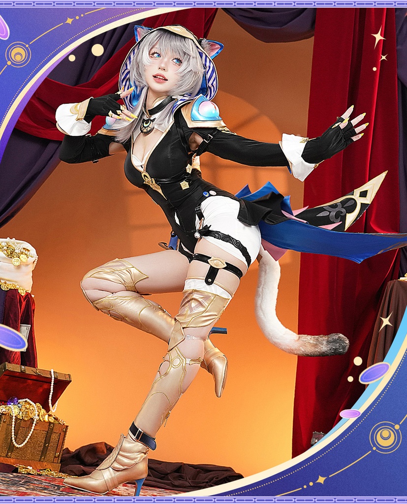 【Azuiblc】崩壊スターレイル コスプレ衣装 サフェル セファリア 靴カバー付き コスチュームセット 崩壊 スターレイル グッズ おしゃれ アニメ cosplay