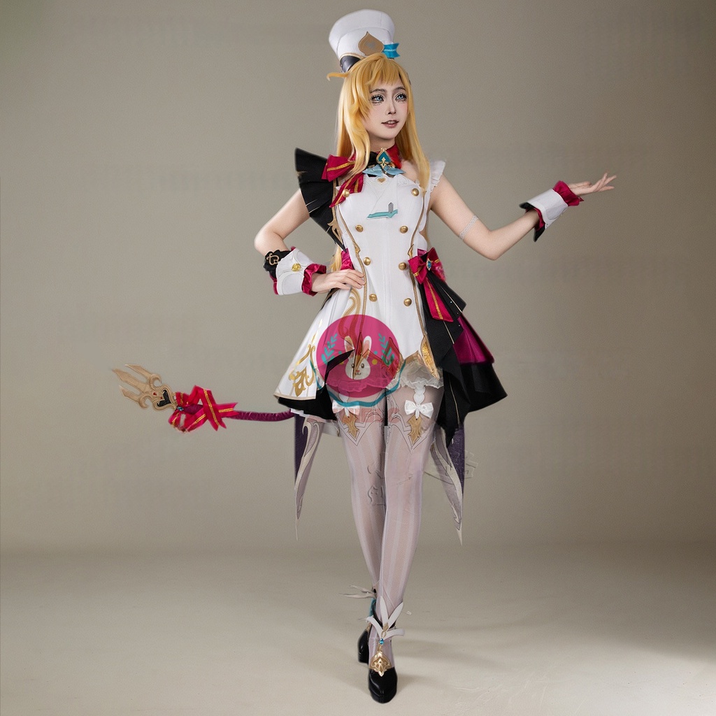 Azuiblc 原神 エスコフィエ コスプレ衣装 即納 尻尾 コスチュームセット グッズ げんしん おしゃれ アニメ cosplay