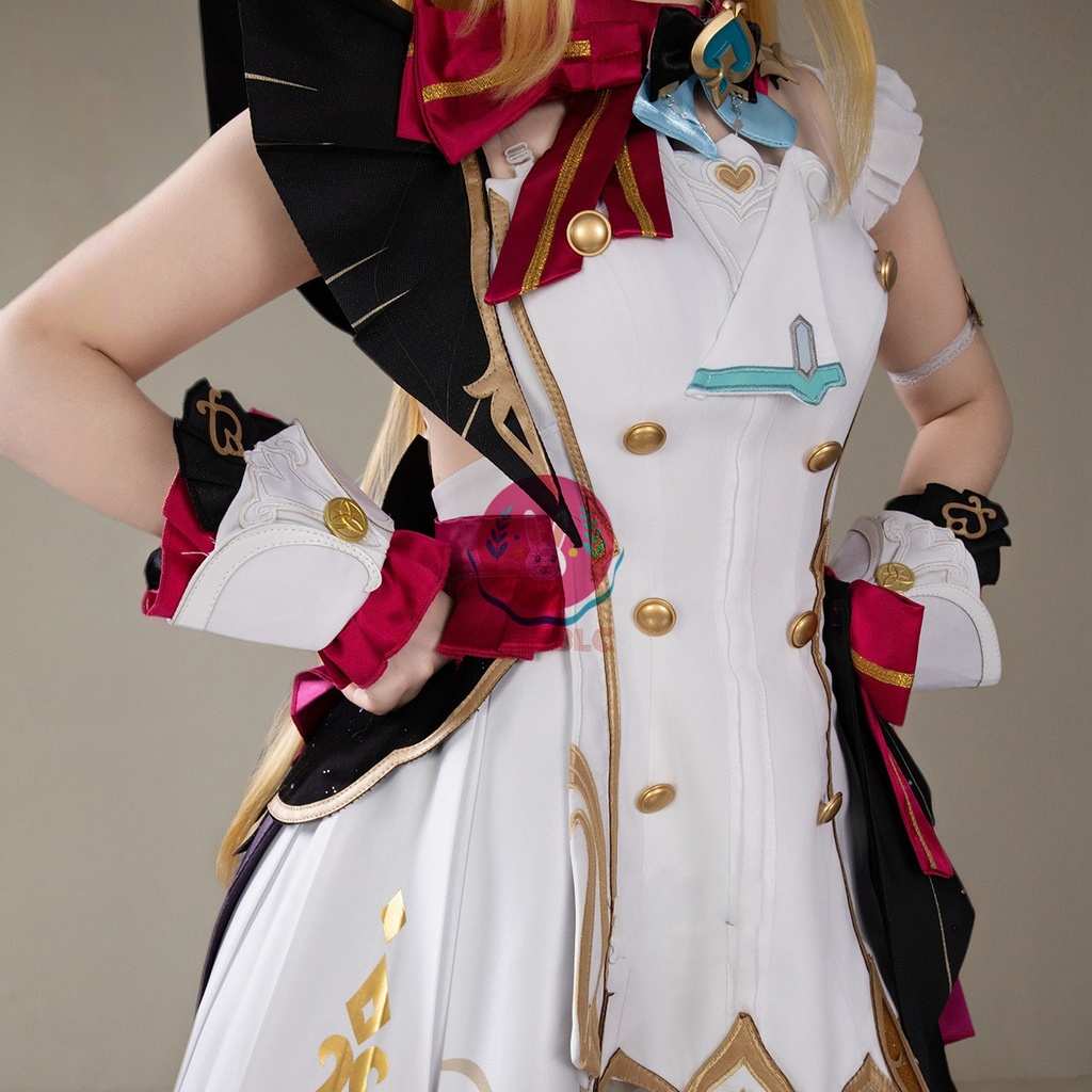Azuiblc 原神 エスコフィエ コスプレ衣装 即納 尻尾 コスチュームセット グッズ げんしん おしゃれ アニメ cosplay