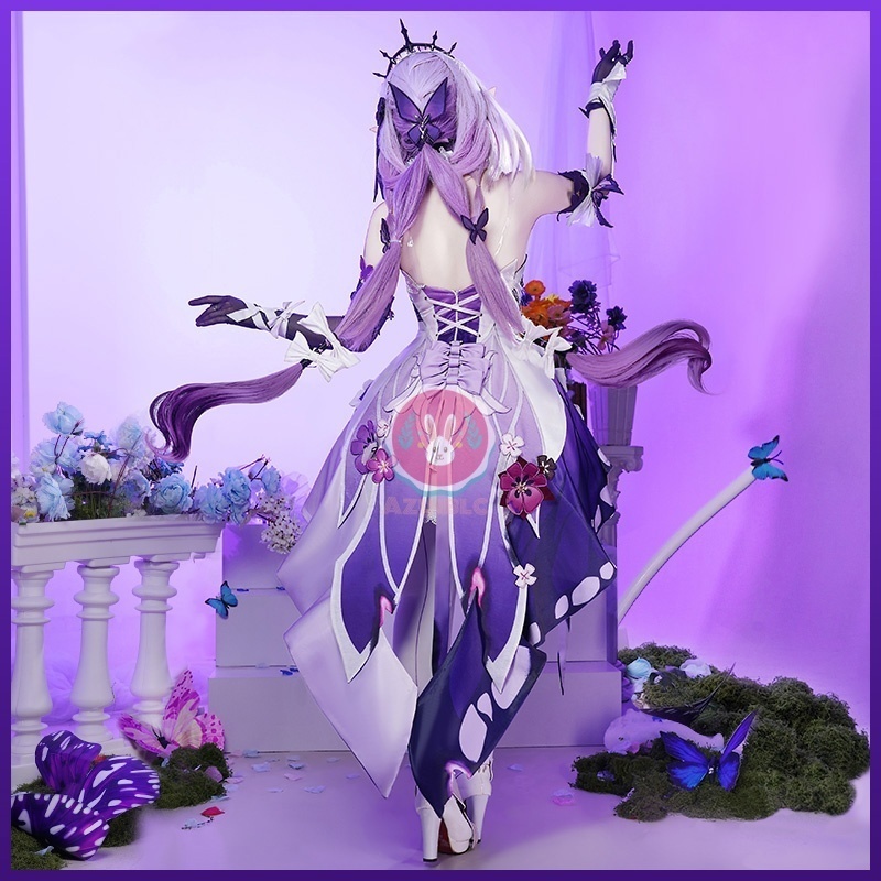 Azuiblc 崩壊:スターレイル キャストリス コスプレ衣装 コスチュームセット 髪飾り付き グッズ おしゃれ アニメ cosplay 撮影 イベント