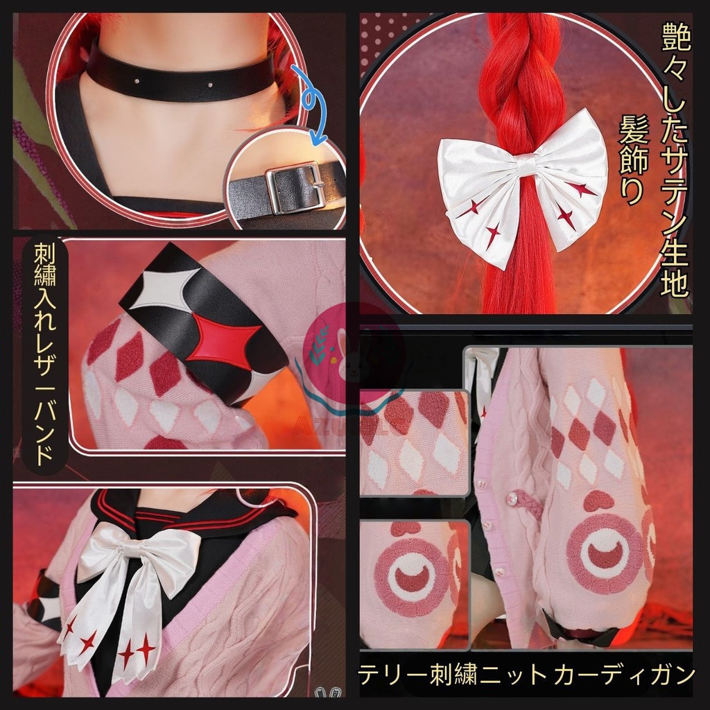 Azuiblc ゼンゼロ 浮波柚葉 コスプレ衣装 コスプレ コスチュームセット ゼンレスゾーンゼロ おしゃれ グッズ アニメ cosplay