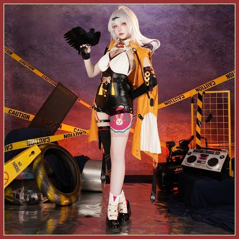 Azuiblc ゼンゼロ 儀玄 イーシェン コスプレ衣装 靴カバー付き 金属アクセサリー コスチュームセット ゼンレスゾーンゼロ アニメ cosplay