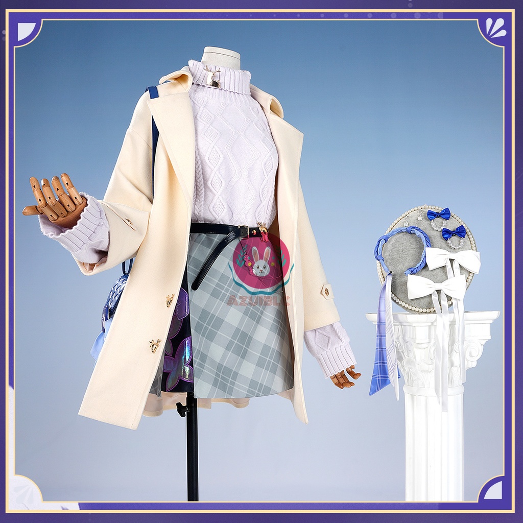 Azuiblc luckin coffee×崩壊：スターレイル コラボ コスプレ衣装 キャストリス カフェ コラボ 日常服 コスプレ コスチュームセット アニメ cosplay