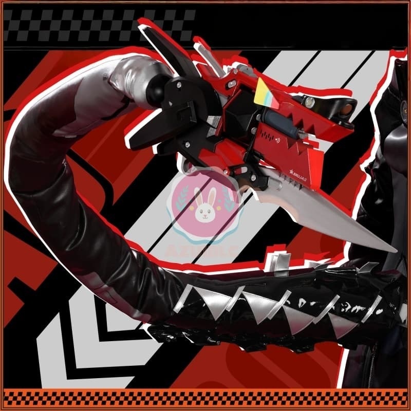 Azuiblc ゼンゼロ オルペウス コスプレ衣装 ツノ付き 角 3D飾り コスチュームセット ゼンレスゾーンゼロ アニメ cosplay