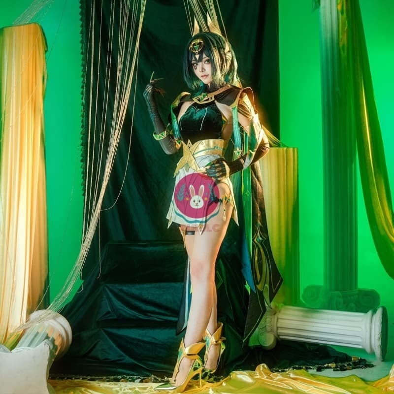 Azuiblc 原神 ネフェル コスプレ衣装 コスプレ コスチュームセット グッズ おしゃれ アニメ cosplay