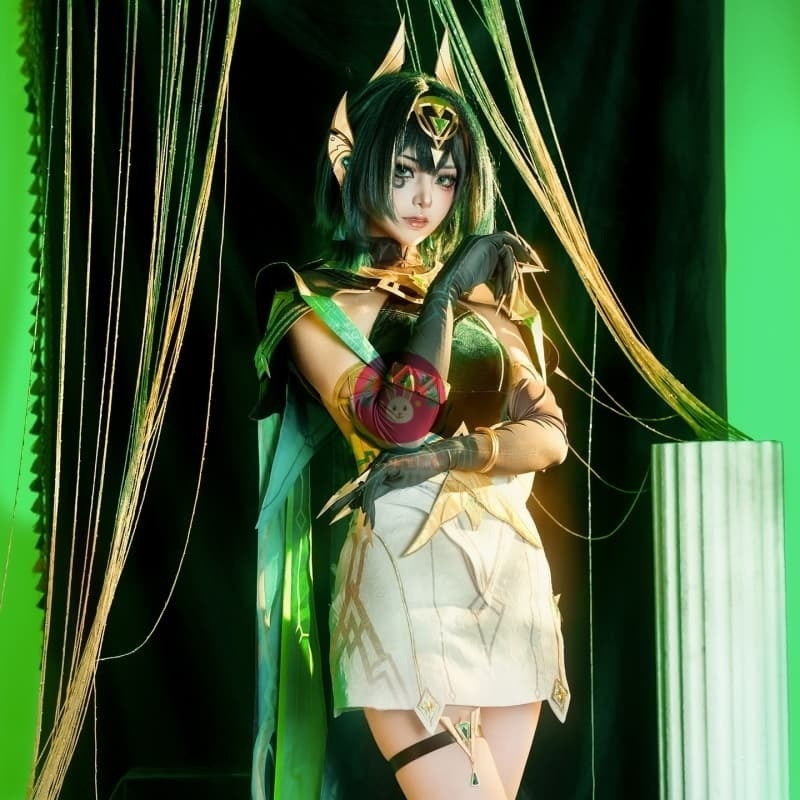 Azuiblc 原神 ネフェル コスプレ衣装 コスプレ コスチュームセット グッズ おしゃれ アニメ cosplay