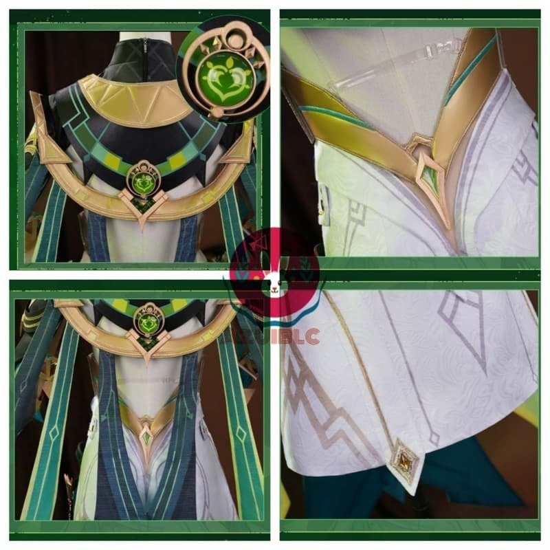 Azuiblc 原神 ネフェル コスプレ衣装 コスプレ コスチュームセット グッズ おしゃれ アニメ cosplay