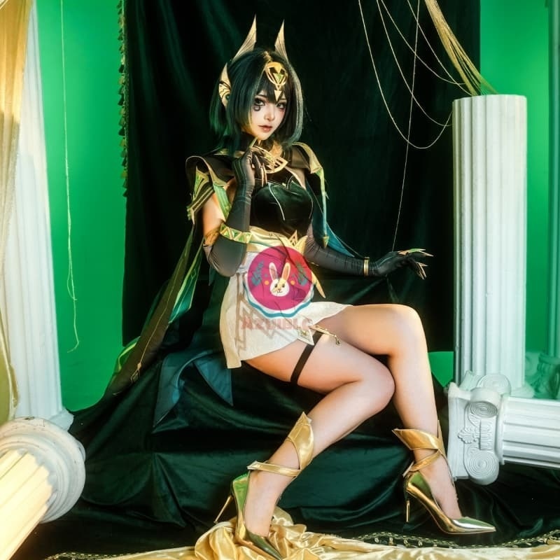 Azuiblc 原神 ネフェル コスプレ衣装 コスプレ コスチュームセット グッズ おしゃれ アニメ cosplay