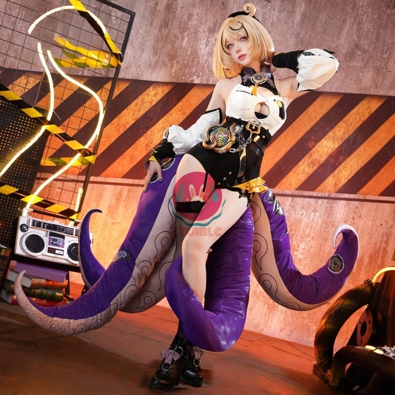 Azuiblc ゼンゼロ イドリー コスプレ衣装 帽子付き 金属アクセサリー ゼンレスゾーンゼロ コスチュームセット アニメ cosplay