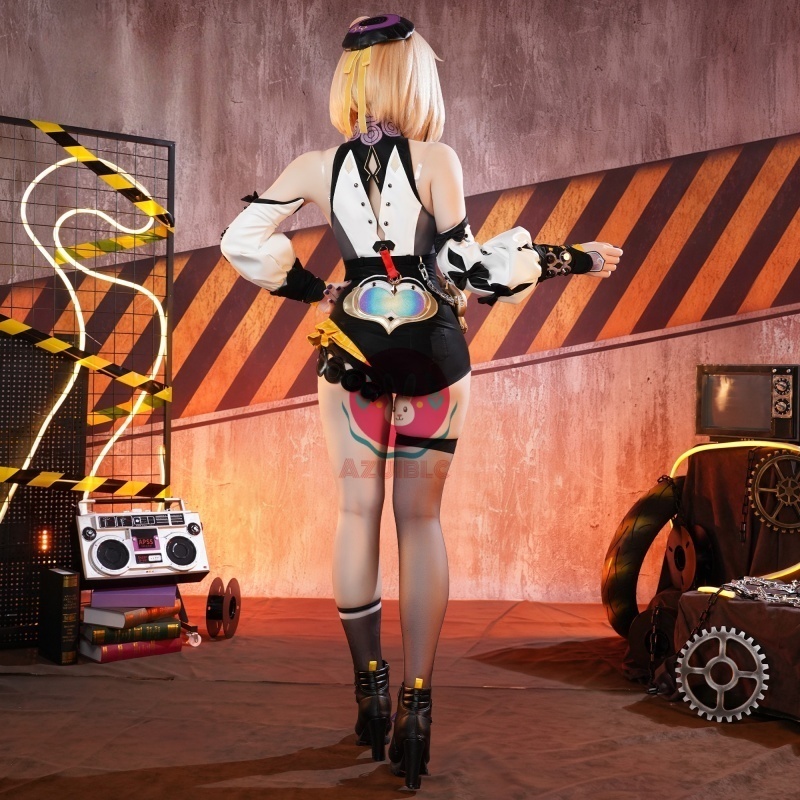 Azuiblc ゼンゼロ イドリー コスプレ衣装 帽子付き 金属アクセサリー ゼンレスゾーンゼロ コスチュームセット アニメ cosplay