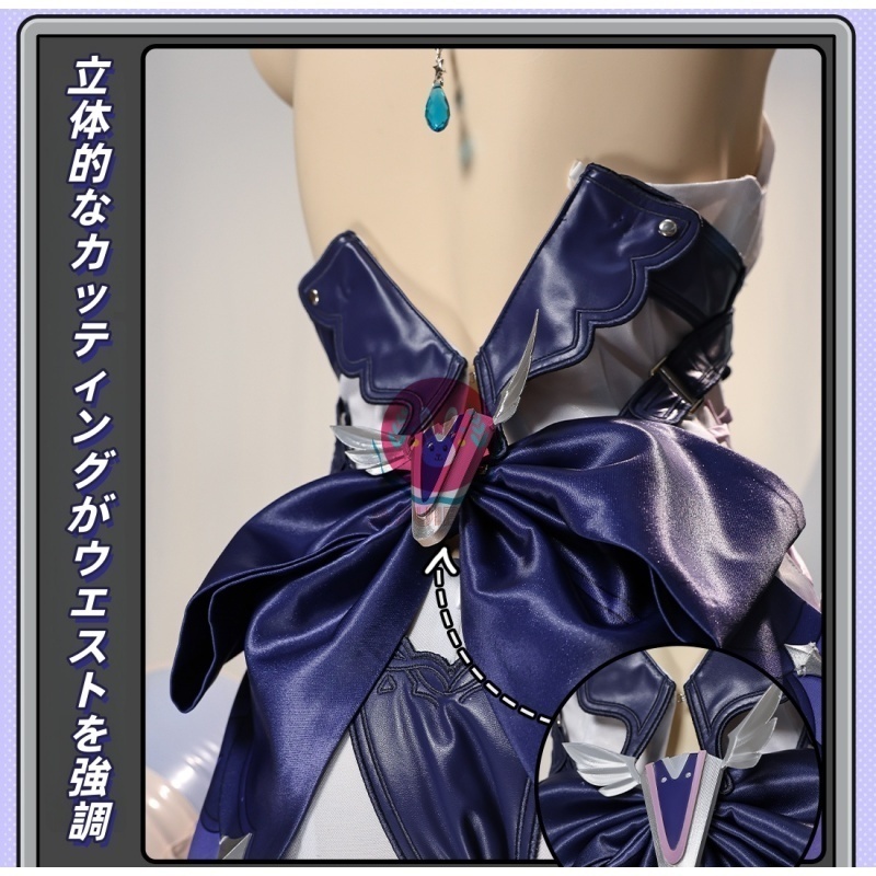 Azuiblc ゼンゼロ ビビアン・バンシー 水着 コスプレ イチハツは水辺に咲いて コスプレ衣装 コスチュームセット ゼンレスゾーンゼロ