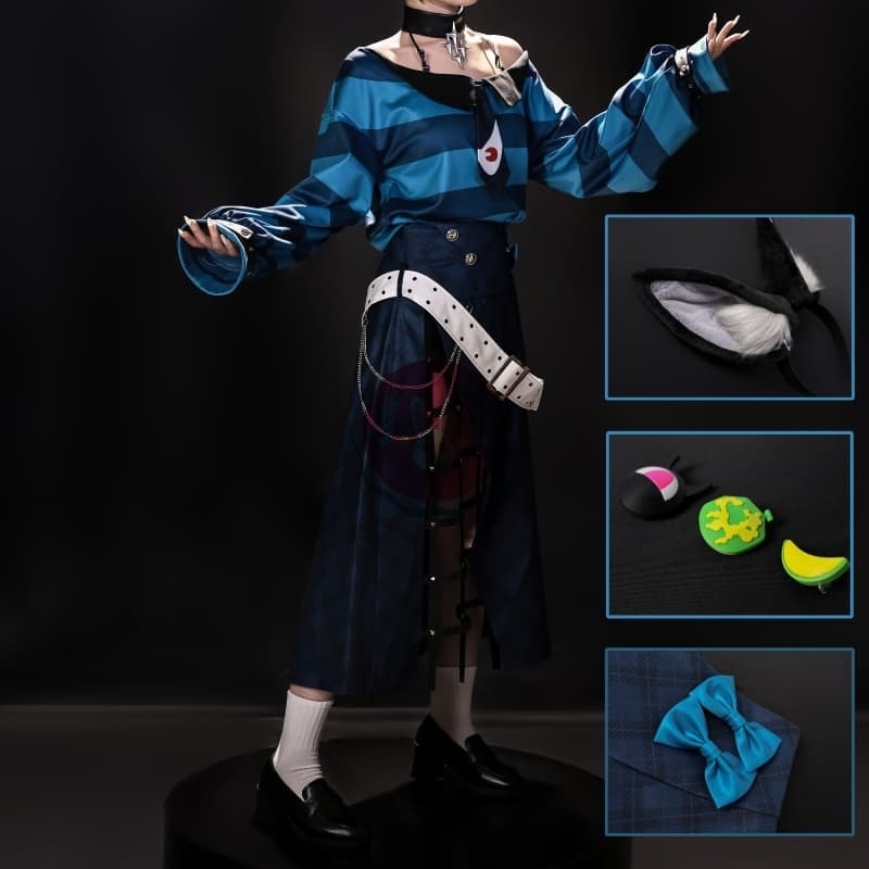 Azuiblc ゼンゼロ 2025 星見雅 FES コスプレ 衣装 ゼンゼロ フェス ロック風 ファンク風 ゼンレスゾーンゼロ cosplay