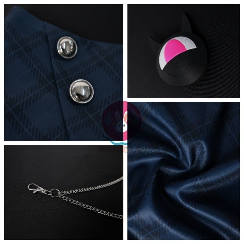 Azuiblc ゼンゼロ 2025 星見雅 FES コスプレ 衣装 ゼンゼロ フェス ロック風 ファンク風 ゼンレスゾーンゼロ cosplay