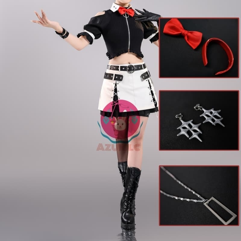 Azuiblc ゼンゼロ 2025 アストラ・ヤオ FES コスプレ 衣装 ゼンゼロ フェス ロック風 ファンク風 ゼンレスゾーンゼロ cosplay