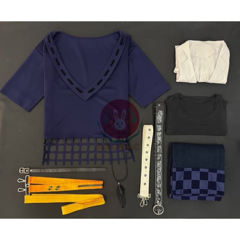 Azuiblc ゼンゼロ 2025 浅羽悠真 FES コスプレ 衣装 ゼンゼロ フェス ロック風 ファンク風 ゼンレスゾーンゼロ cosplay