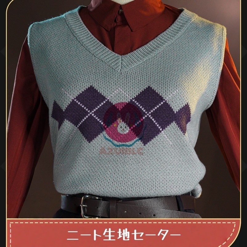 Azuiblc IdentityV 占い師 BLK Eli コスプレ 衣装 第五人格 BLK戦隊 コスチュームセット イライ・クラーク cosplay