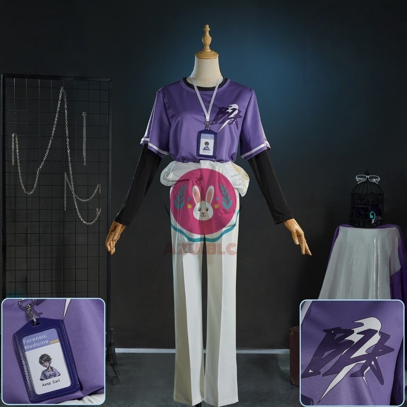 Azuiblc IdentityV 納棺師 BLK Aesop コスプレ 衣装 第五人格 BLK戦隊 コスチュームセット イソップ・カール cosplay