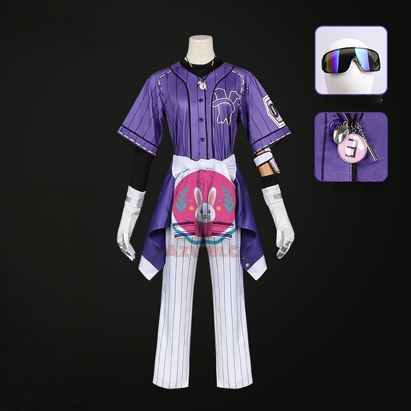 Azuiblc IdentityV バッツマン BLK Ganji コスプレ 衣装 第五人格 BLK戦隊 コスチュームセット ガンジ・グプタ cosplay