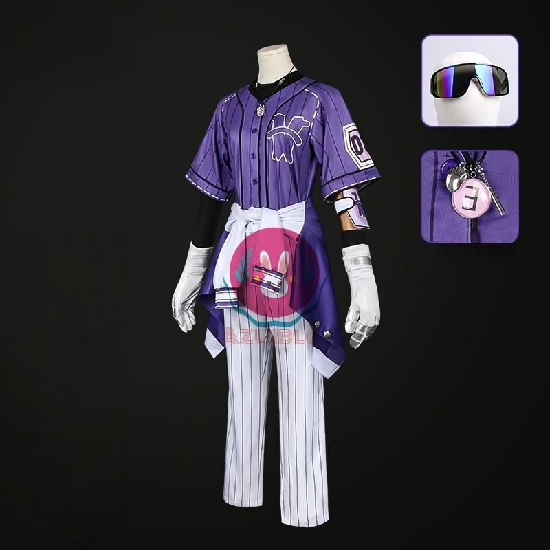 Azuiblc IdentityV バッツマン BLK Ganji コスプレ 衣装 第五人格 BLK戦隊 コスチュームセット ガンジ・グプタ cosplay