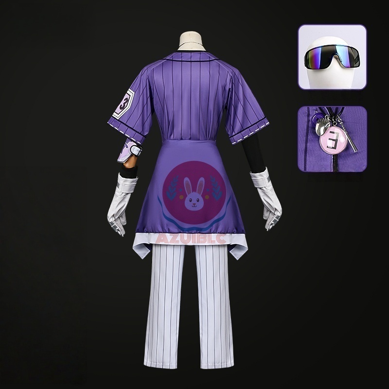 Azuiblc IdentityV バッツマン BLK Ganji コスプレ 衣装 第五人格 BLK戦隊 コスチュームセット ガンジ・グプタ cosplay