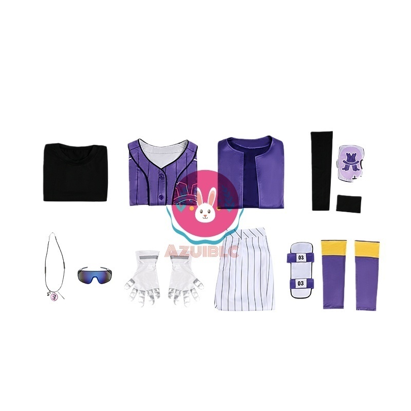 Azuiblc IdentityV バッツマン BLK Ganji コスプレ 衣装 第五人格 BLK戦隊 コスチュームセット ガンジ・グプタ cosplay