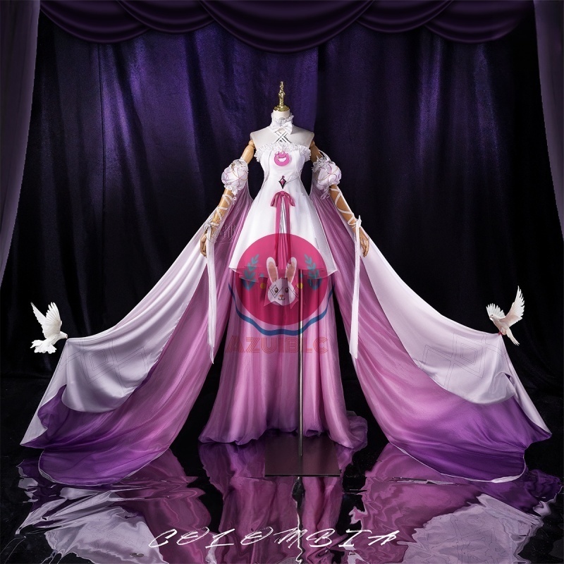 Azuiblc 原神 FES 2026 少女 コロンビーナ コスプレ 衣装 フェス お洋服 ドレス コスチュームセット cosplay