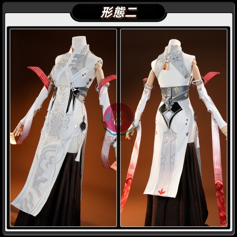 Azuiblc ゼンゼロ 葉瞬光 コスプレ 衣装 靴カバー付き 金属アクセサリー チャイナドレス チャイナ服 コスチュームセット ゼンレスゾーンゼロ cosplay