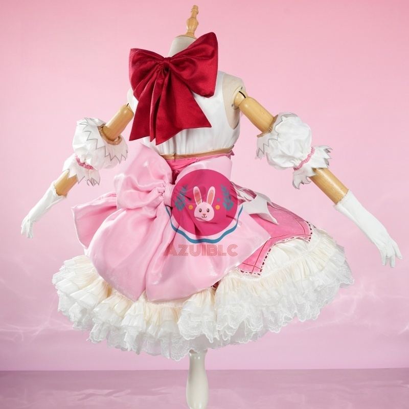 Azuiblc 鹿目まどか コスプレ 衣装 劇場版 魔法少女まどか☆マギカ〈ワルプルギスの廻天〉コスチュームセット cosplay