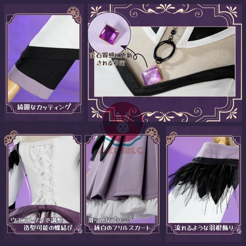 Azuiblc 暁美ほむら コスプレ 衣装 劇場版 魔法少女まどか☆マギカ〈ワルプルギスの廻天〉コスチュームセット cosplay