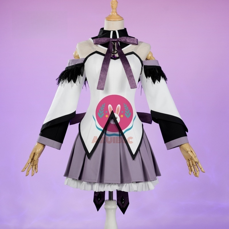 Azuiblc 暁美ほむら コスプレ 衣装 劇場版 魔法少女まどか☆マギカ〈ワルプルギスの廻天〉コスチュームセット cosplay