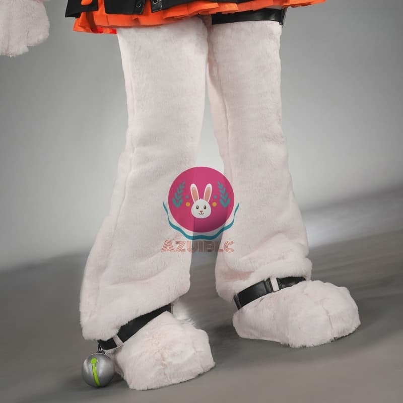 Azuiblc ゼンゼロ ザオ 照 コスプレ衣装 ウサ耳 尻尾付き コスチュームセット ウサギ娘 獣娘 ゼンレスゾーンゼロ おしゃれ アニメ cosplay