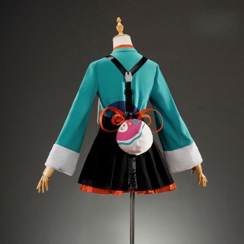 Azuiblc ゼンゼロ ザオ 照 コスプレ衣装 ウサ耳 尻尾付き コスチュームセット ウサギ娘 獣娘 ゼンレスゾーンゼロ おしゃれ アニメ cosplay