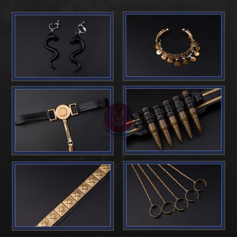 Azuiblc 鳴潮 ガルブレーナ コスプレ衣装 女王様 コスチュームセット アニメ cosplay