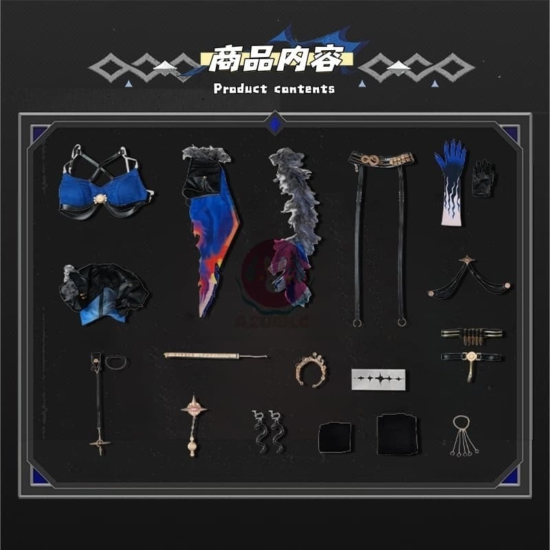 Azuiblc 鳴潮 ガルブレーナ コスプレ衣装 女王様 コスチュームセット アニメ cosplay