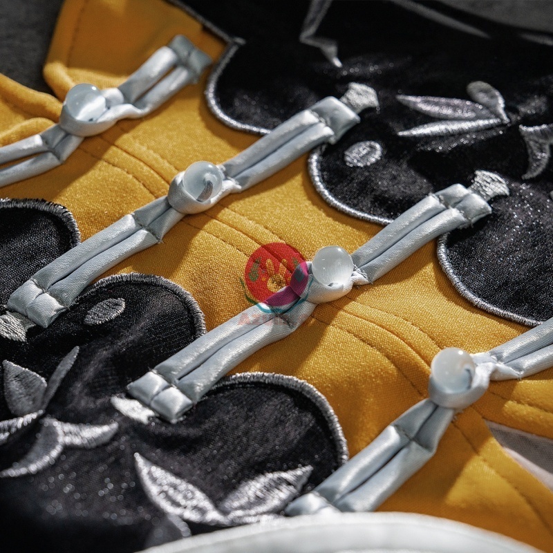 Azuiblc ゼンゼロ 葉瞬光 コスプレ 衣装 尻尾付き タトゥーシール ようしゅんこう チャイナ服 コスチュームセット ゼンレスゾーンゼロ cosplay