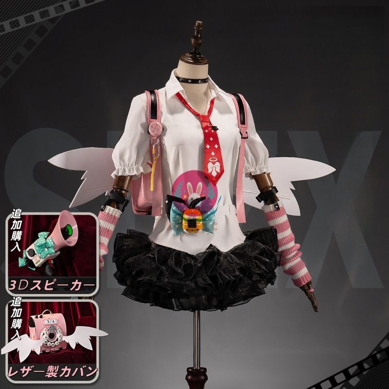 Azuiblc ゼンゼロ 千夏ラミエル コスプレ衣装 アイドル 舞台服 3D飾り コスチュームセット アニメ cosplay