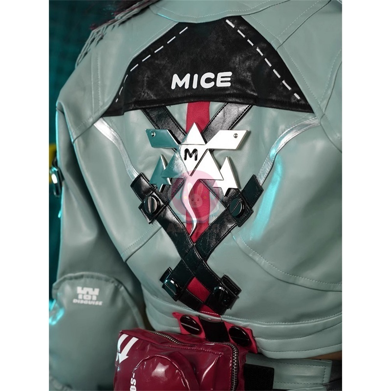 Azuiblc ゼンゼロ ジェーン・ドゥ コスプレ衣装 尻尾付き ネズミ コスチュームセット cosplay