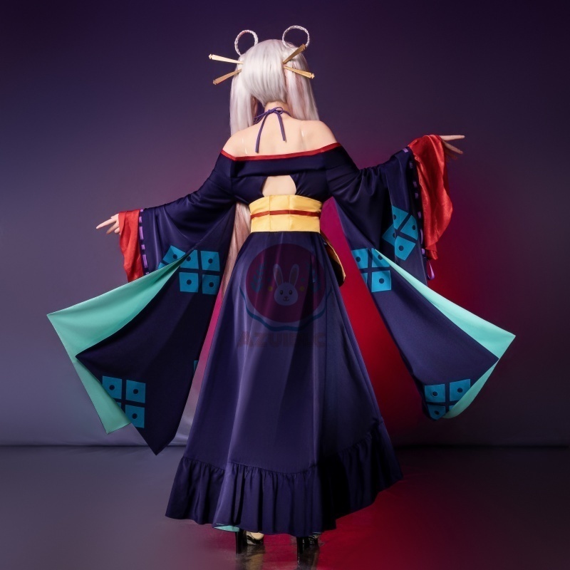 Azuiblc 超かぐや姫! 月見ヤチヨ コスプレ衣装 和服 コスチューム 舞台服