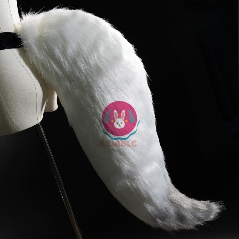 Azuiblc ゼンゼロ 葉瞬光 澄心境 コスプレ 衣装 尻尾付き 白 チャイナ服 コスチュームセット cosplay