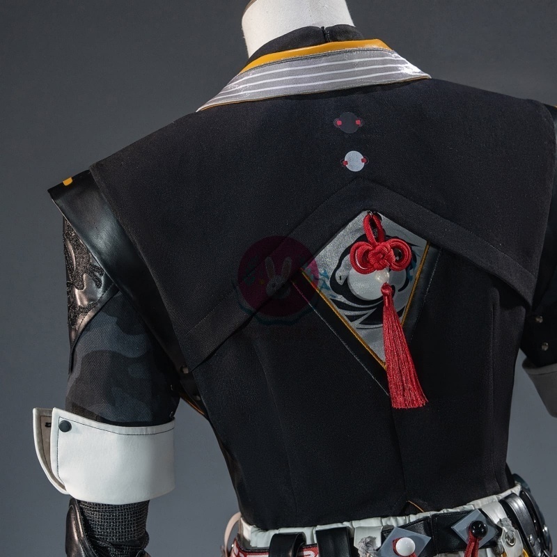 Azuiblc ゼンゼロ 葉釈淵 悪夢に縛られし者 コスプレ衣装 黒 コスチュームセット cosplay