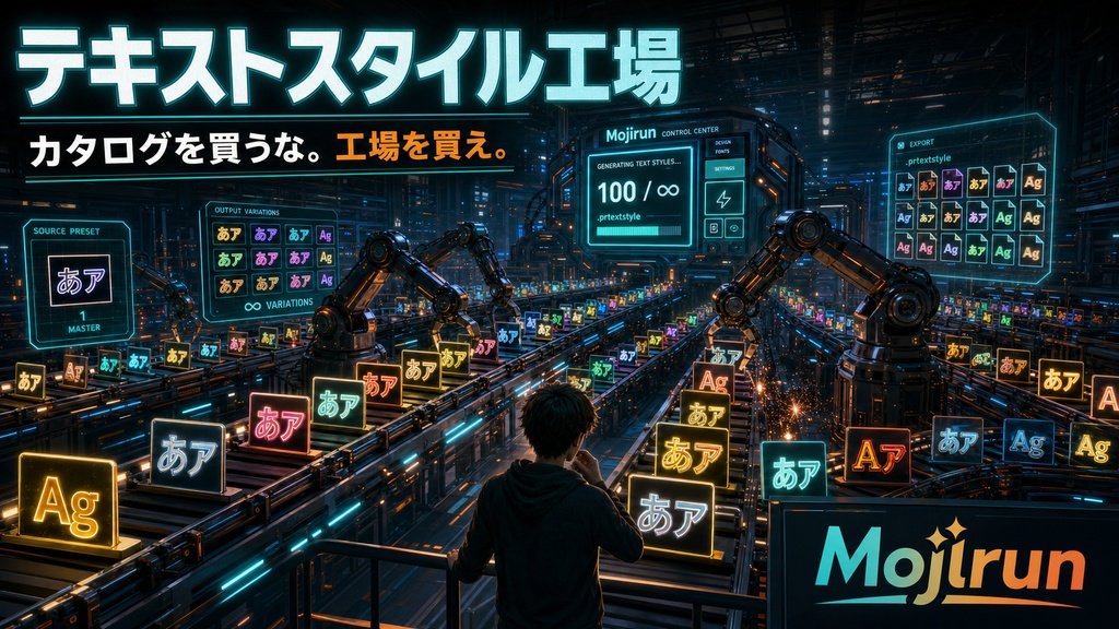 テロップ無限量産🔥 Mojirun (モジルン) — Premiere Proエクテンション★