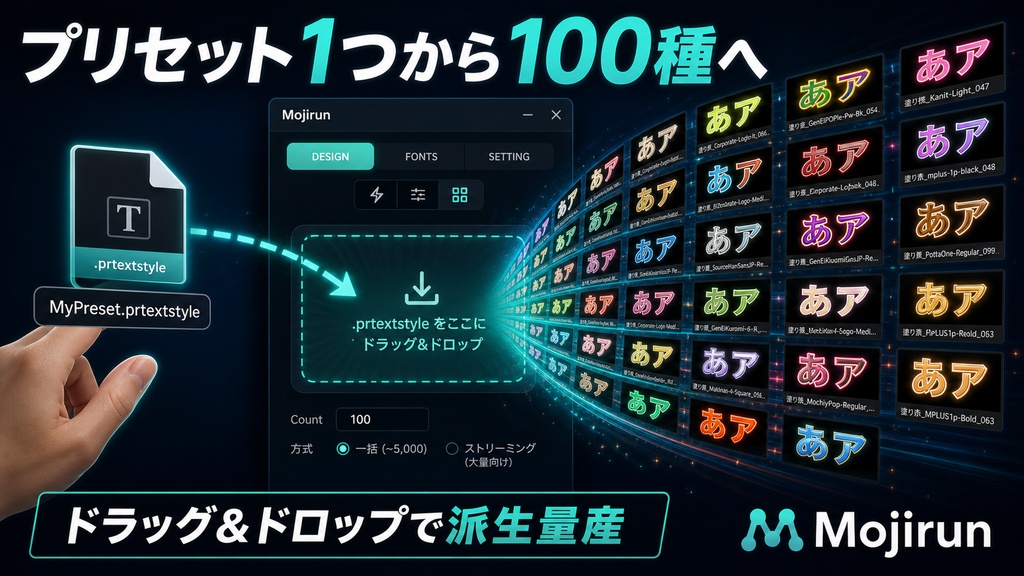 テロップ無限量産🔥 Mojirun (モジルン) — Premiere Proエクテンション★