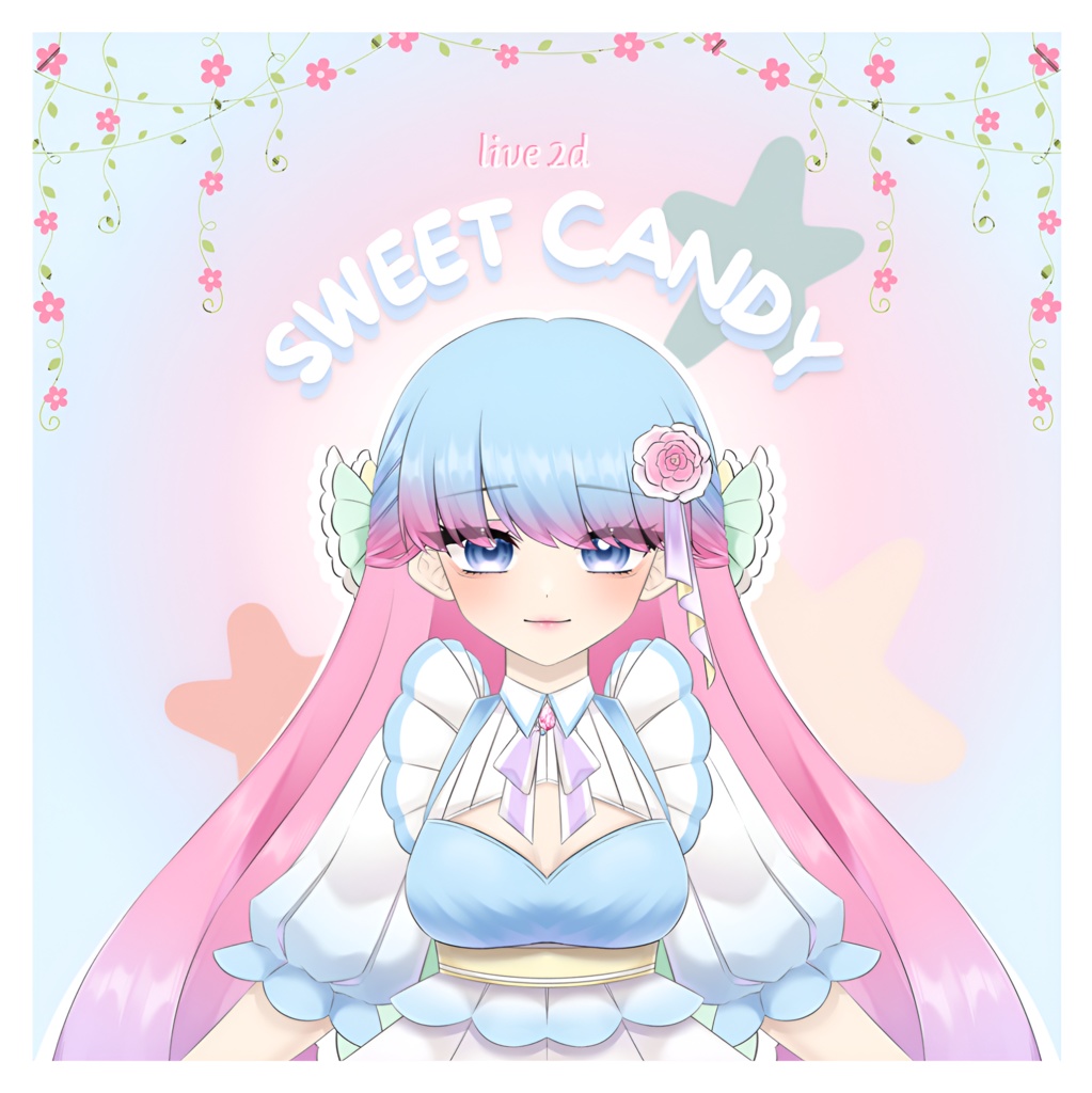 live2dモデル_VTS専用_汎用モデル_SWEET·CANDY