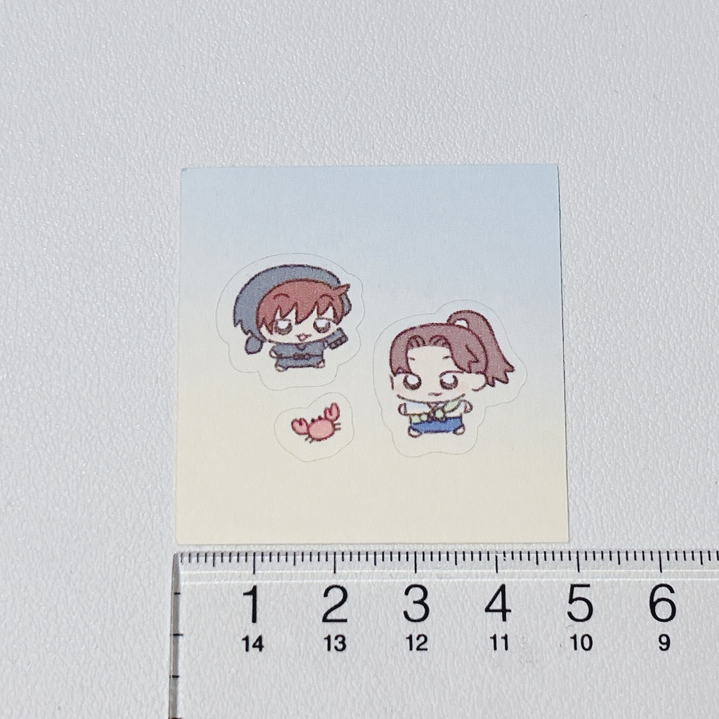 土井先生と利吉さんシール