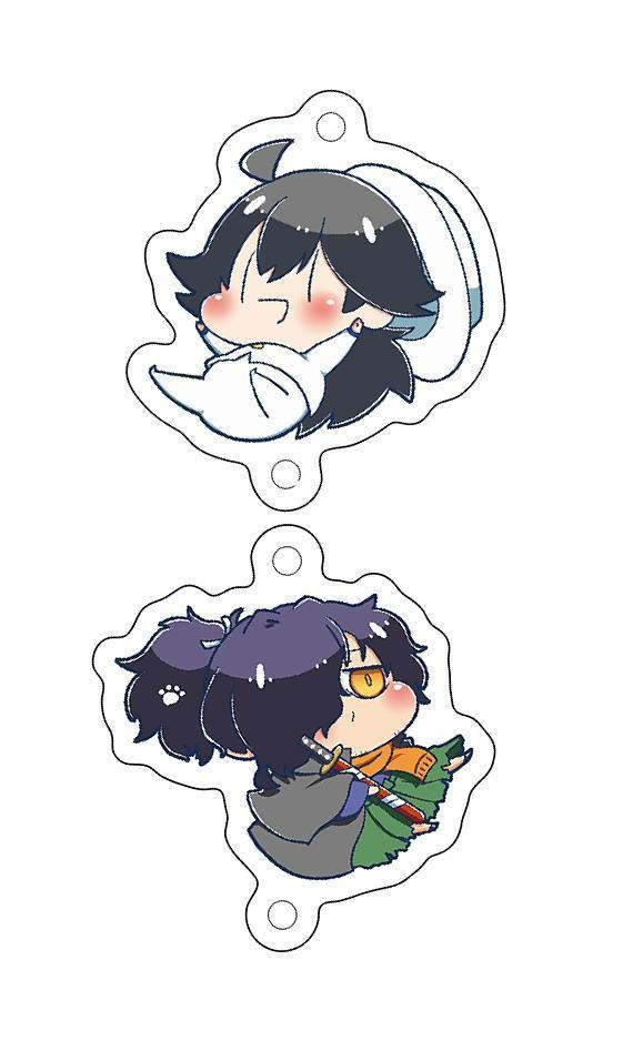 抑止くん&ちっちゃいぞーさんが繋がるアクキーとアクスタ